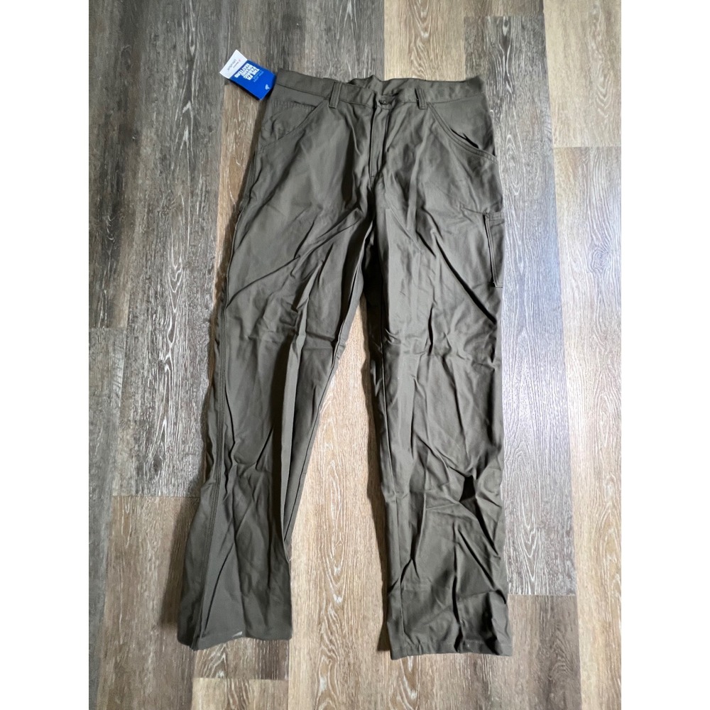 Riverside Protective Apparel Work Pants Mens 36x34 Brown FR Flame Resistant HRC2